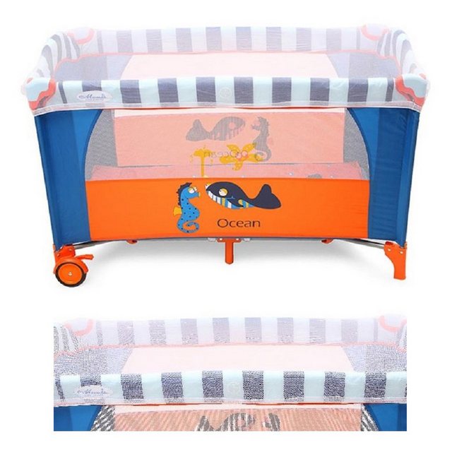 Moni Moskitonetz Moskitonetz für Babyreisebetten, 120 x 60 cm für zuhause und unterwegs