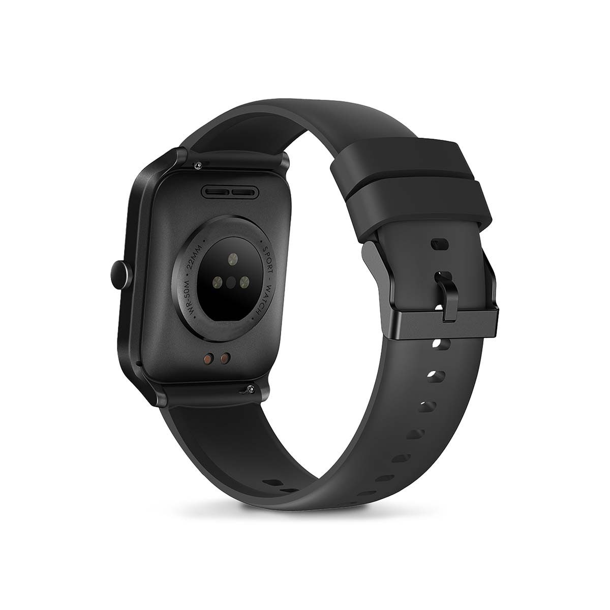 Nedis Digitaluhr BTSW30BK BTSW30BK, (1-tlg), Bluetooth, IP68 wasserdicht, 20 Sportmodi, Gesundheitsüberwachung