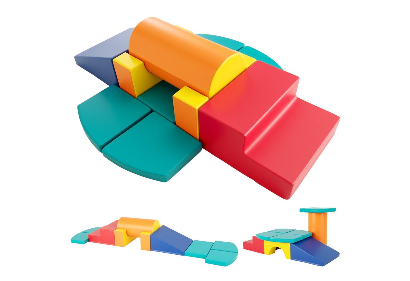 COSTWAY Spielbausteine, (10 St), Softbausteine für Kinder ab 1 Jahr