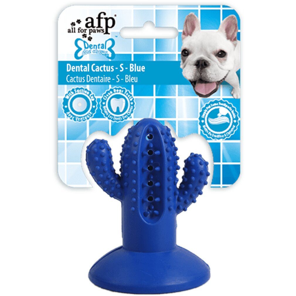 all for paws Kauspielzeug AFP Dental Chews-Cactus Small Rubber Blue