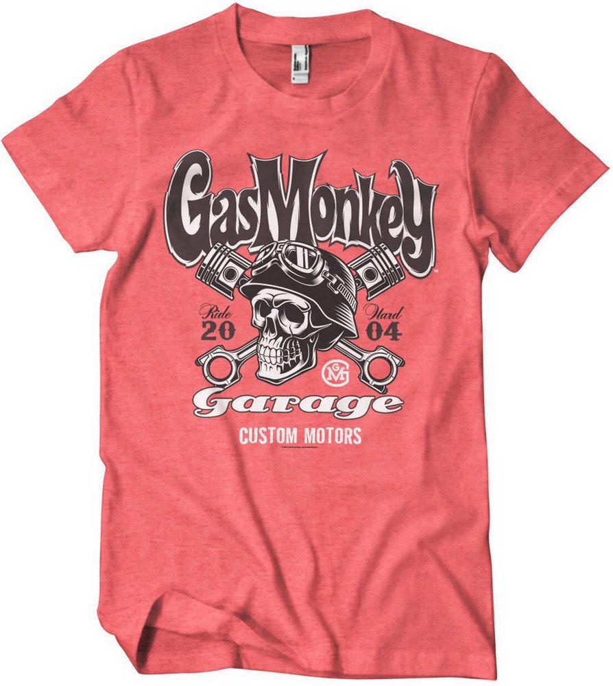 Gas Monkey Garage T-Shirt GmgCustom Motors Skull T-Shirt