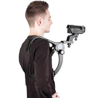 ayex Freihand-Schulterstativ für Bewegungsfreiheit 1/4" Standard-Gewinde Videokamera