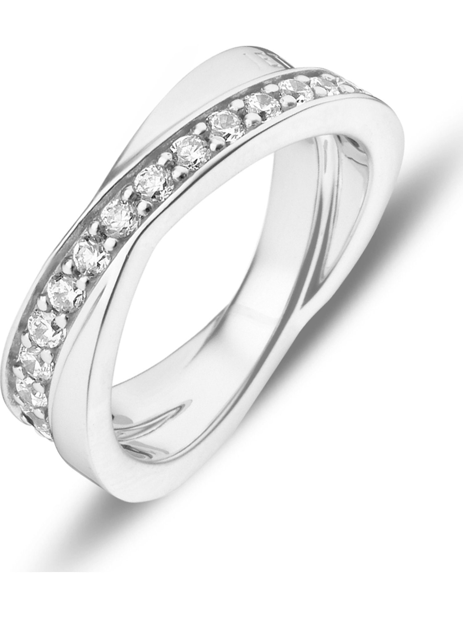 JETTE Silberring JETTE Damen-Damenring 31 Zirkonia, Zirkonia günstig online kaufen