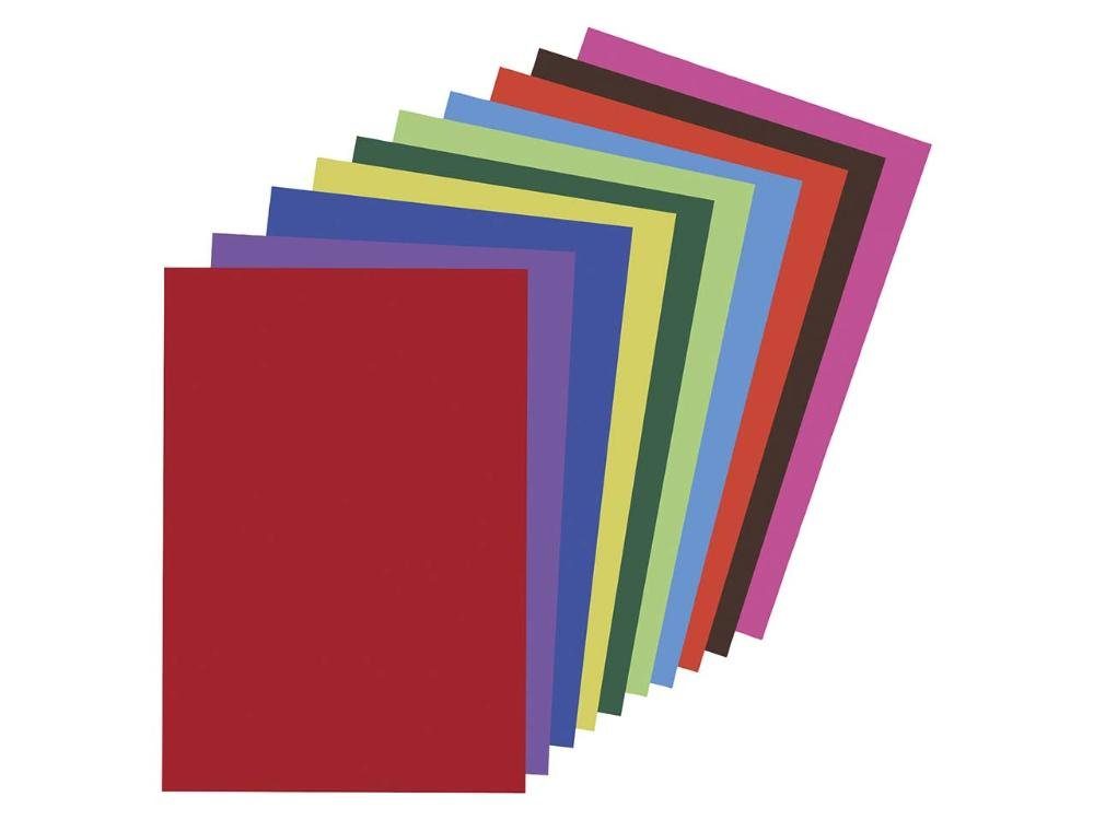 g/m², maildor Bastelkartonpapier Tonzeichenpapier maildor 130 sortierte Farbe