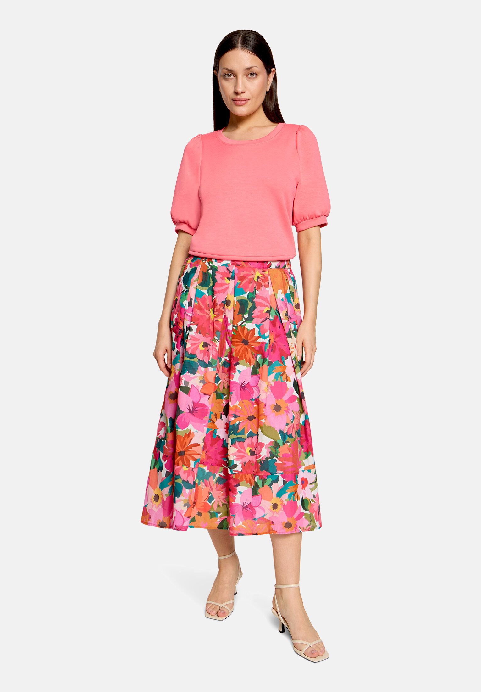 Vera Mont Kurzarmshirt Damen mit Rundhalsausschnitt (1-tlg)