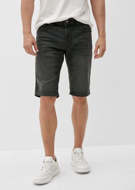 s.Oliver Jeansshorts Jeans-Shorts / Regular Fit / Mid Rise / Straight Leg Waschung