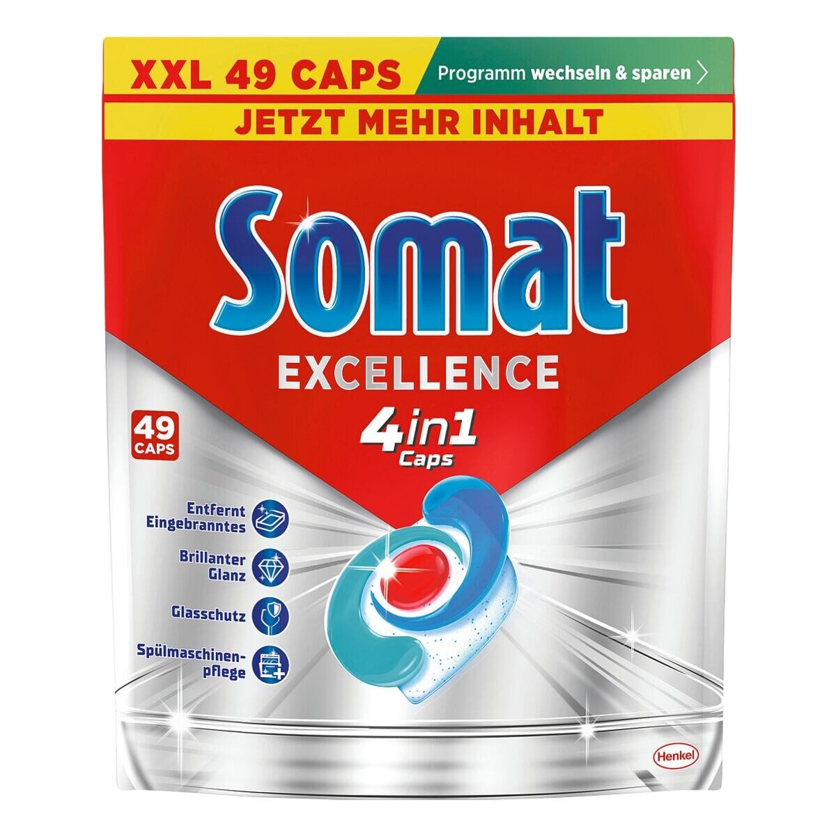 Somat Excellence 4in1 Caps Spülmaschinentabs (49 Caps)