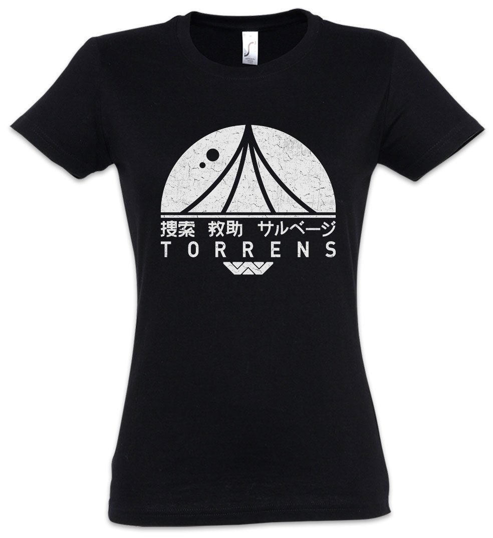 Urban Backwoods Print-Shirt Torrens A2 Damen T-Shirt Prometheus USCSS Nostromo Alien Ripley Aliens (1-tlg) Weyland Corp Yutani Sci-Fi