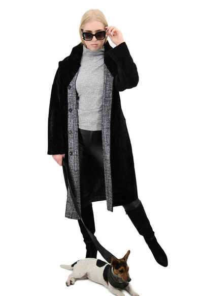 Hollert Winterjacke Lammfellmantel Shearling zum Wenden VO-02