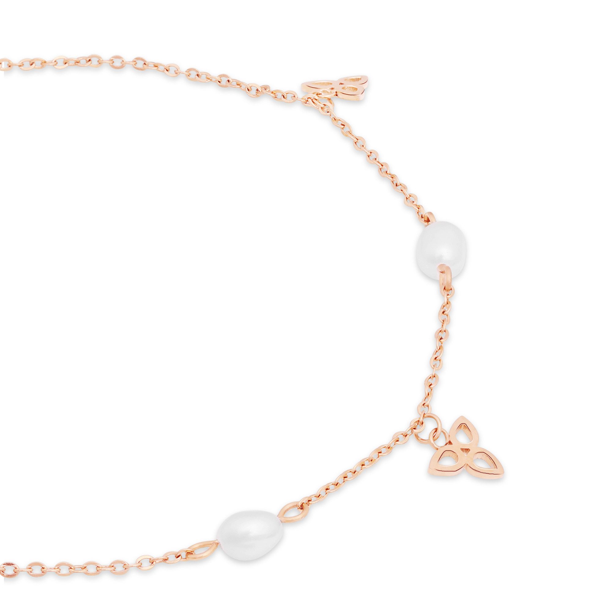 Tamaris Armband Schmuck Geschenk Edelstahl Armkette, mit Zirkonia (synth) - mit Kunststoffperle
