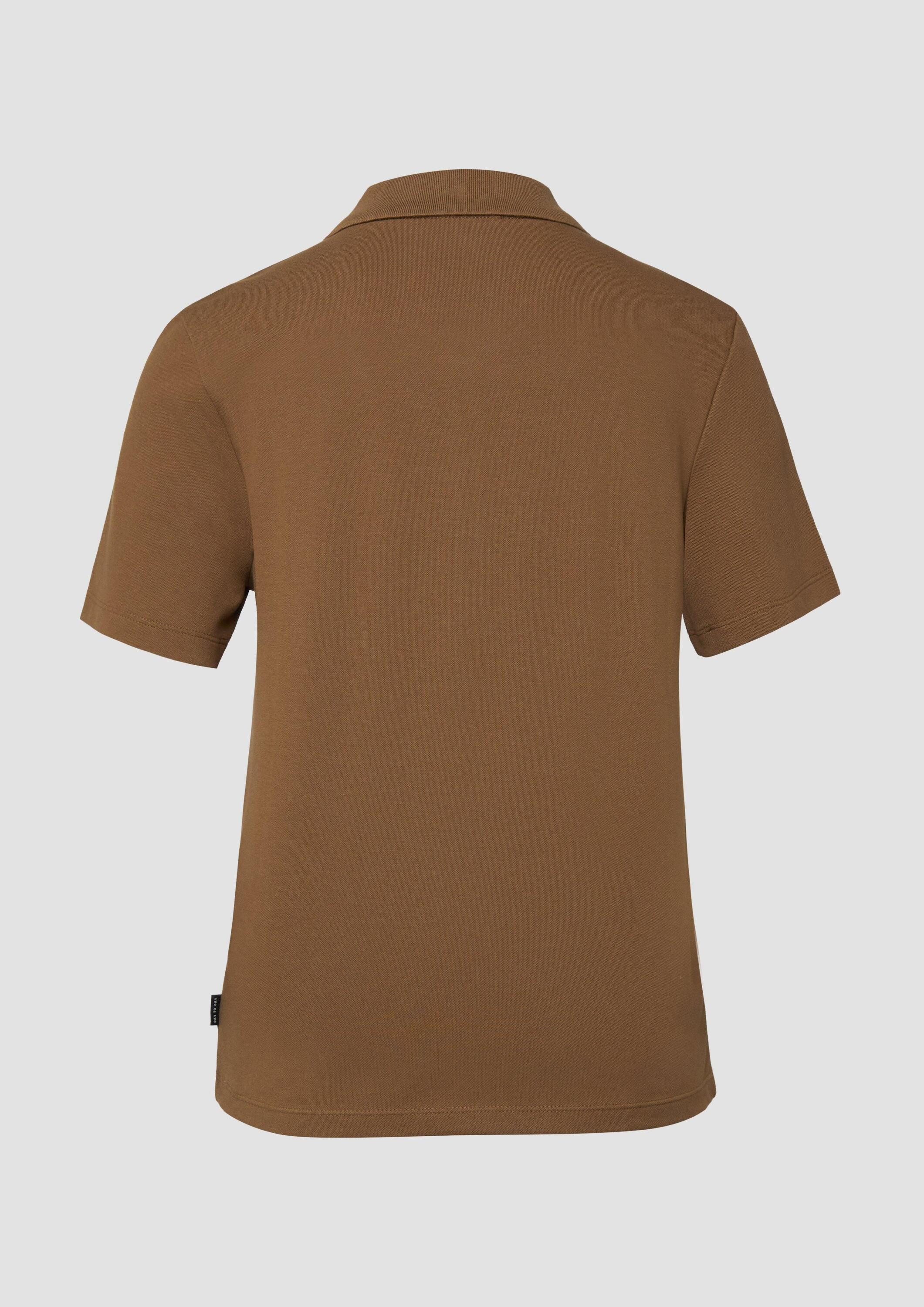 s.Oliver Kurzarmshirt Polo-Shirt Polo-Shirt aus Baumwoll-Piqué günstig online kaufen