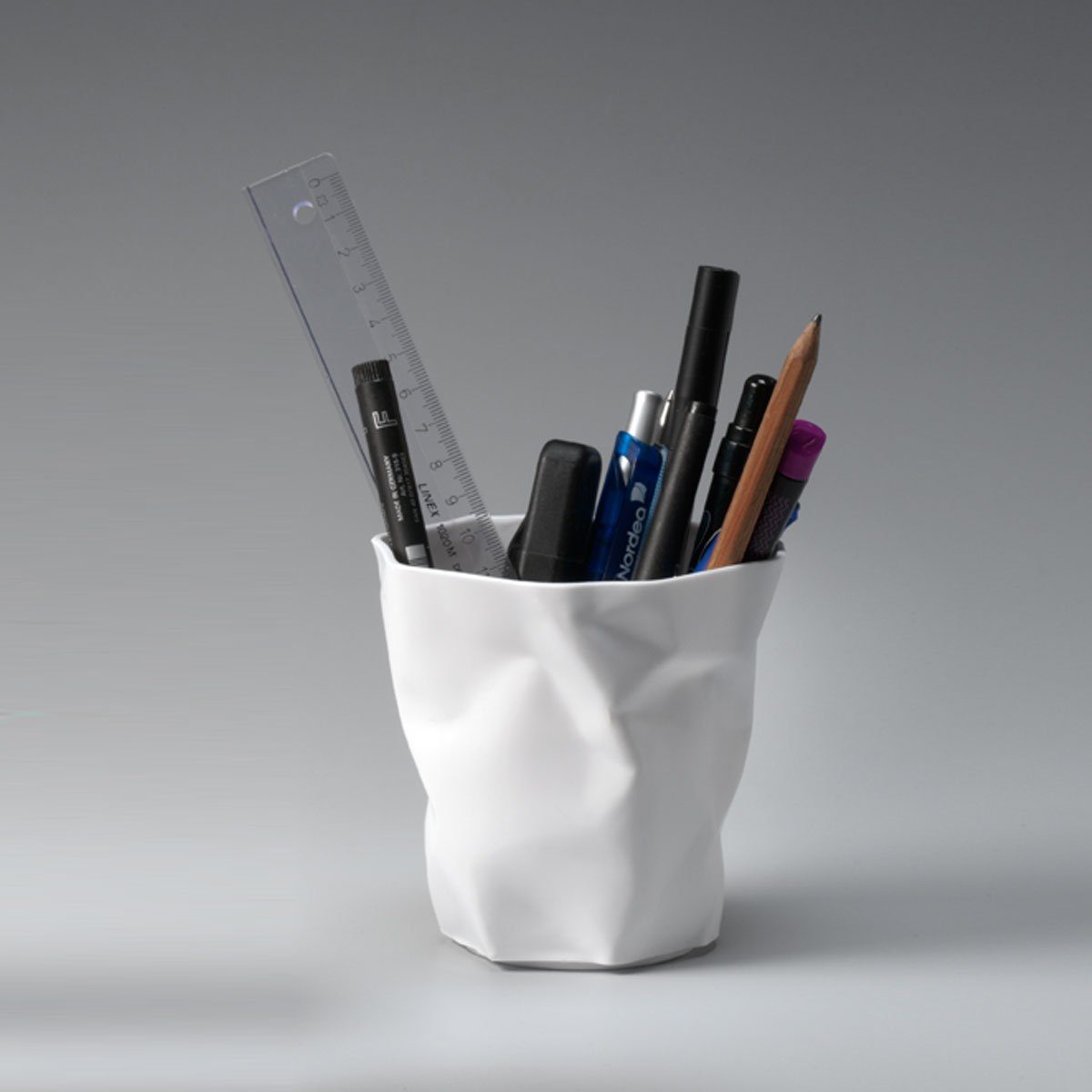 Klein & More Schreibgeräteetui Essey Stiftehalter PEN PEN weiß günstig online kaufen