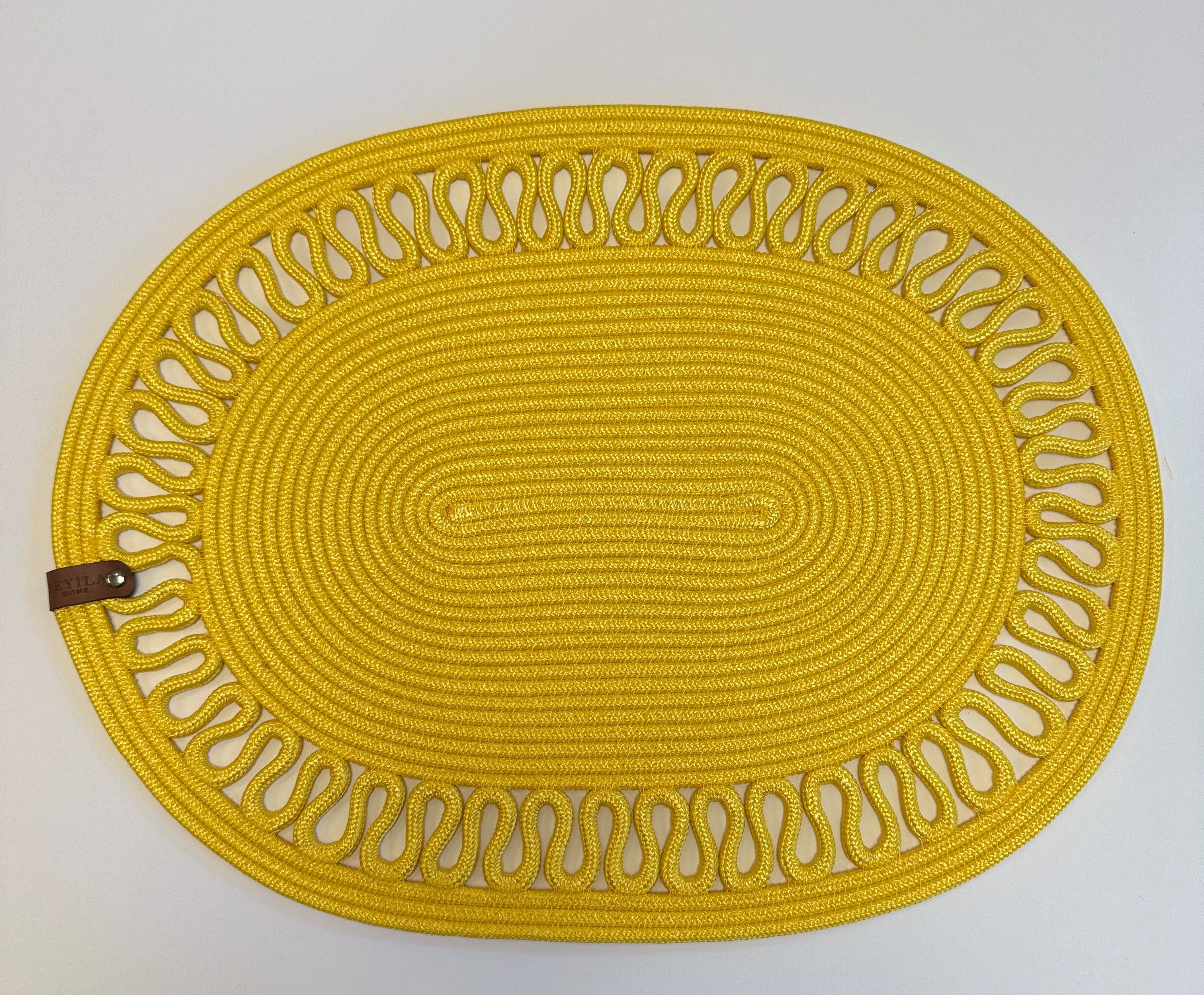 Seyila Home Platzset Hochwertige Seyila Platzsets/ Untersetzer Limited Edition, (Set, 4 Untersetzer), Untersetzer Tischdeko