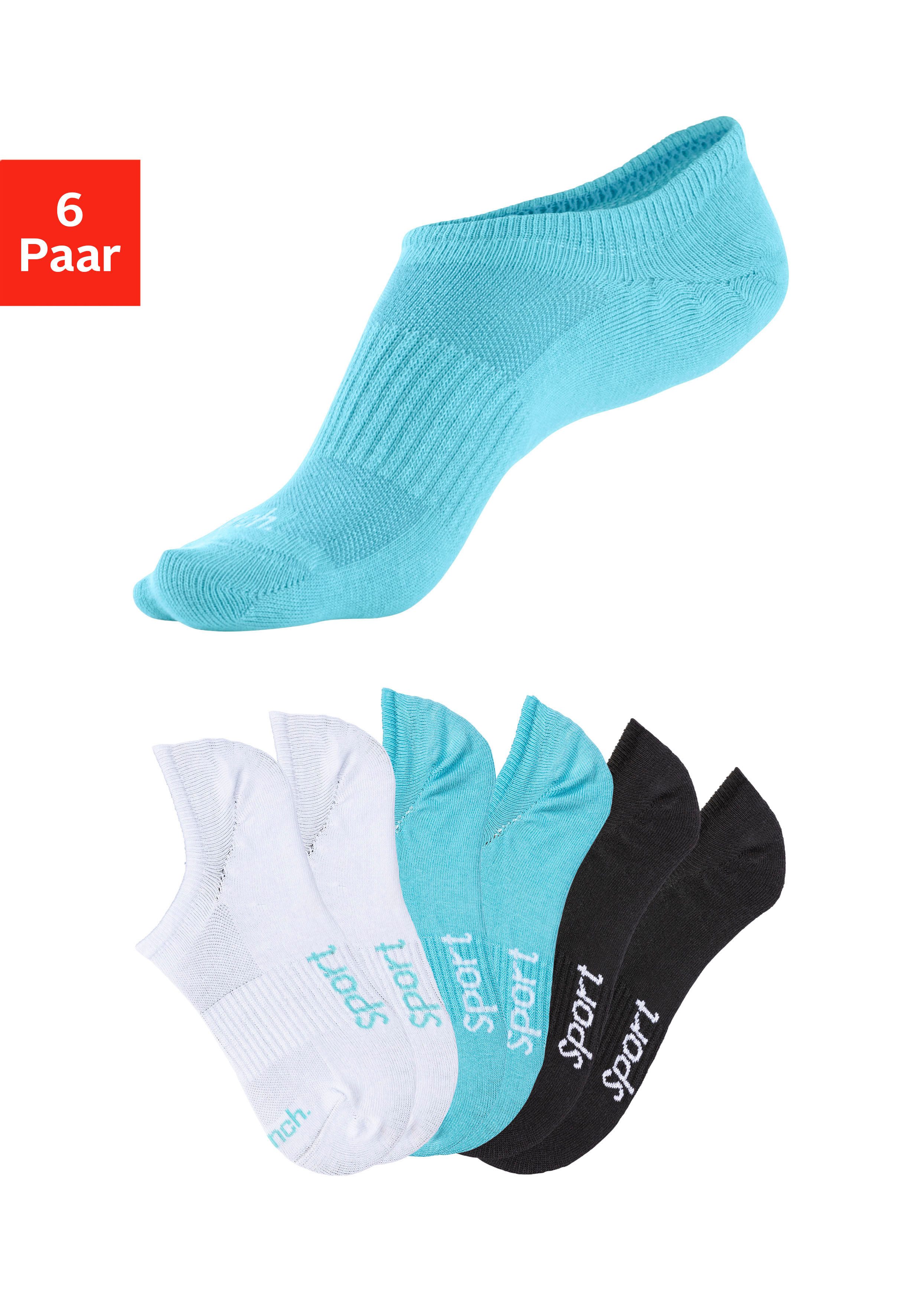 Bench. Sneakersocken (Packung, 6-Paar) nicht sichtbar in Sneakern günstig online kaufen