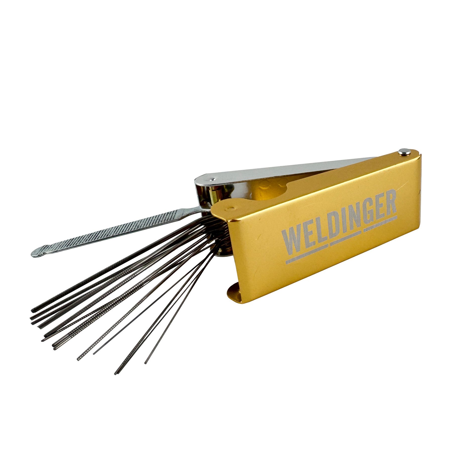 WELDINGER Schweißdraht MIG/MAG-Einsteigerset MB25/AK25 Fixzange Düsenset Trennspray Zubehör