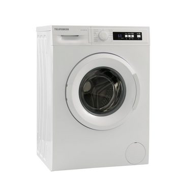 Telefunken Waschmaschine W-6-1000-W, 6 kg, 1000 U/min, LED Display, Mengenautomatik und Überlaufschutz