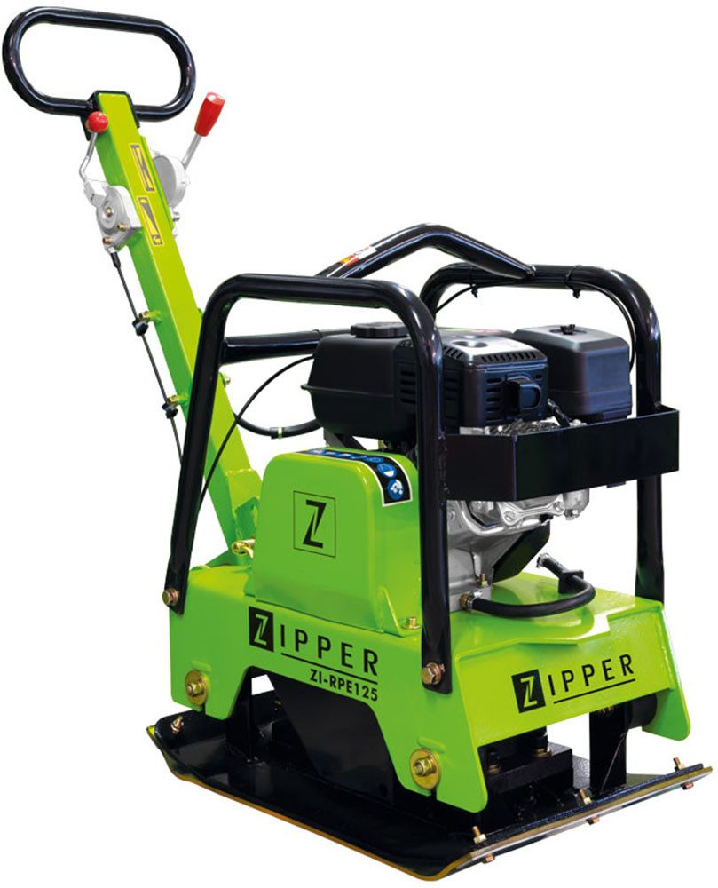 ZIPPER Rüttelplatte, max. 4300 vpm, (LxB) 40x63 cm, Vor- und Rücklauf für eine kraftschonende Bedienung