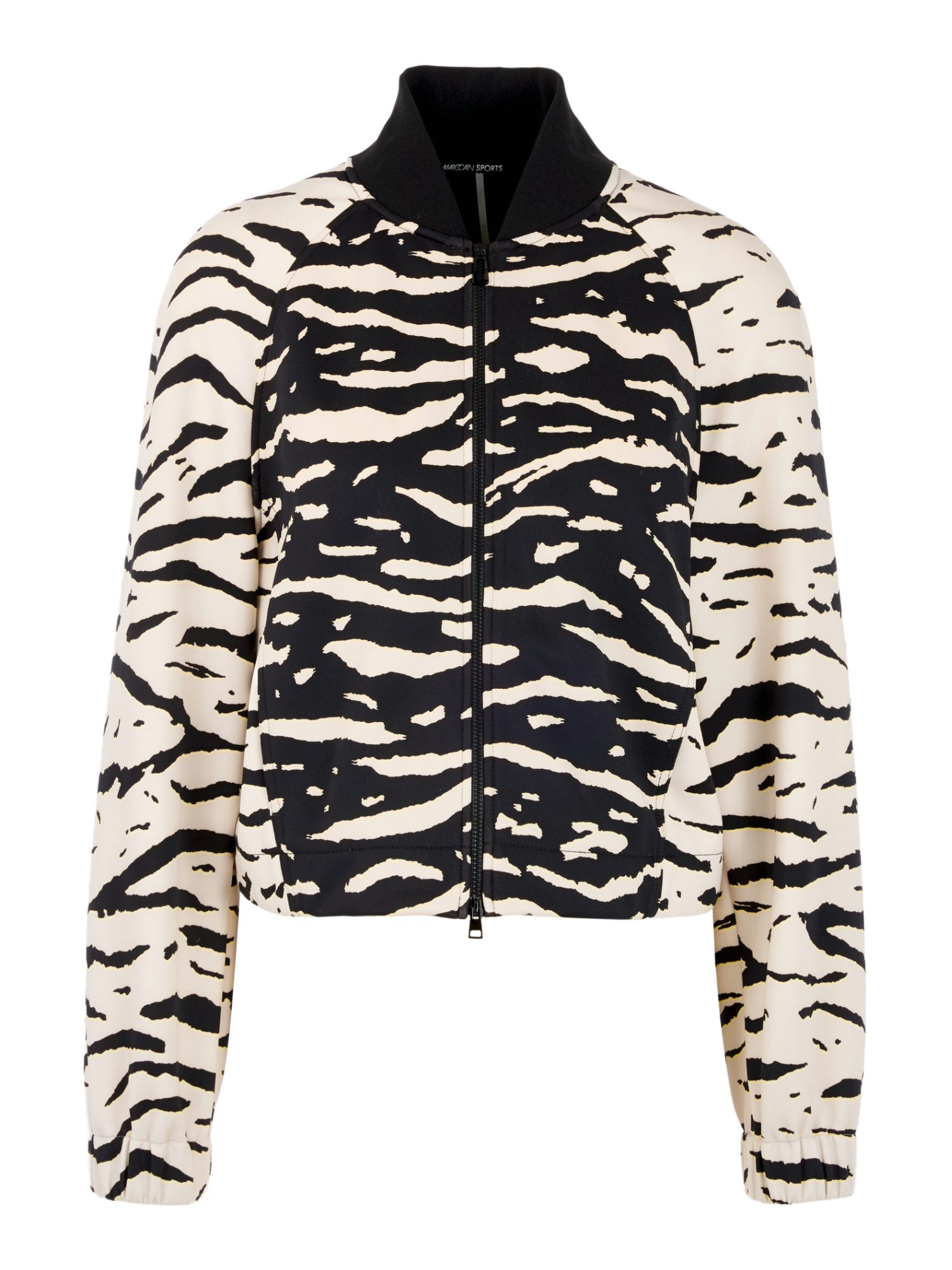 Marc Cain Kurzjacke bunt,Freizeit,Polyester,Animalprint,Stehkragen,Lang,Regular Fit