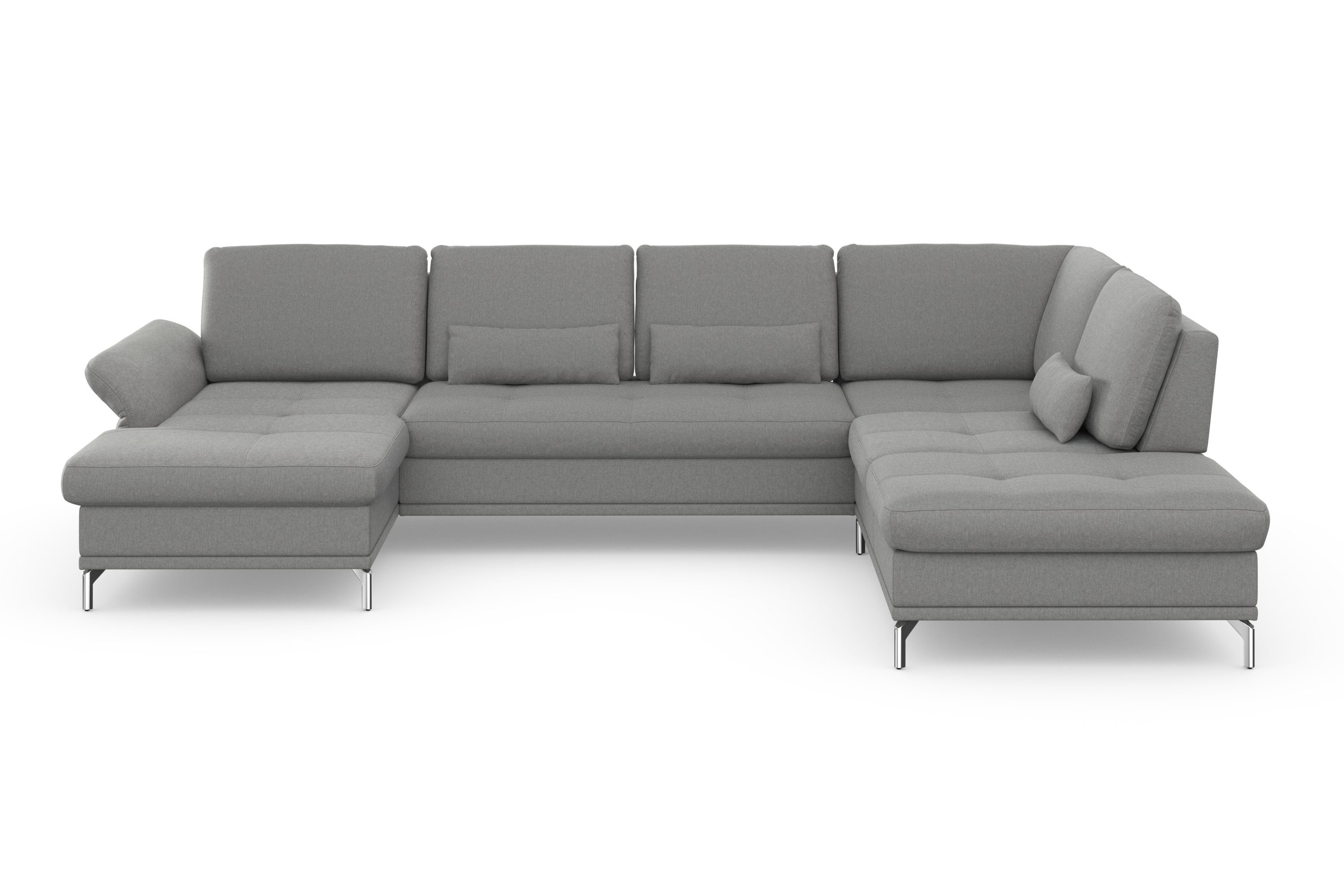 INOSIGN Wohnlandschaft "Palm Beach U-Form" Federkern, mit Sitztiefenverstel günstig online kaufen