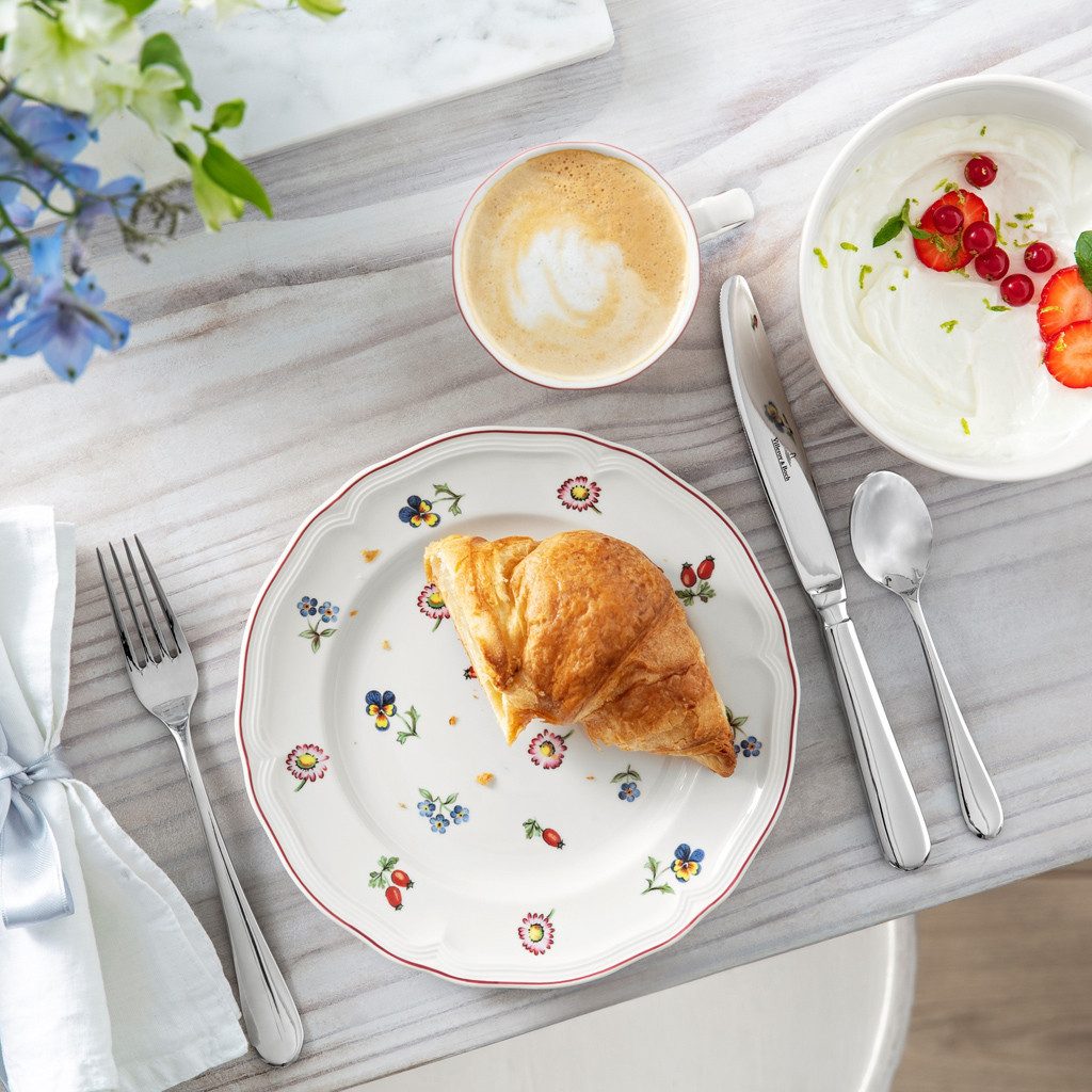 Villeroy & Boch Tasse Petite Fleur Kaffeebecher, 1-tlg., Porzellan, Premium Porcelain, mikrow.- & spülm.sicher, Made in Germany