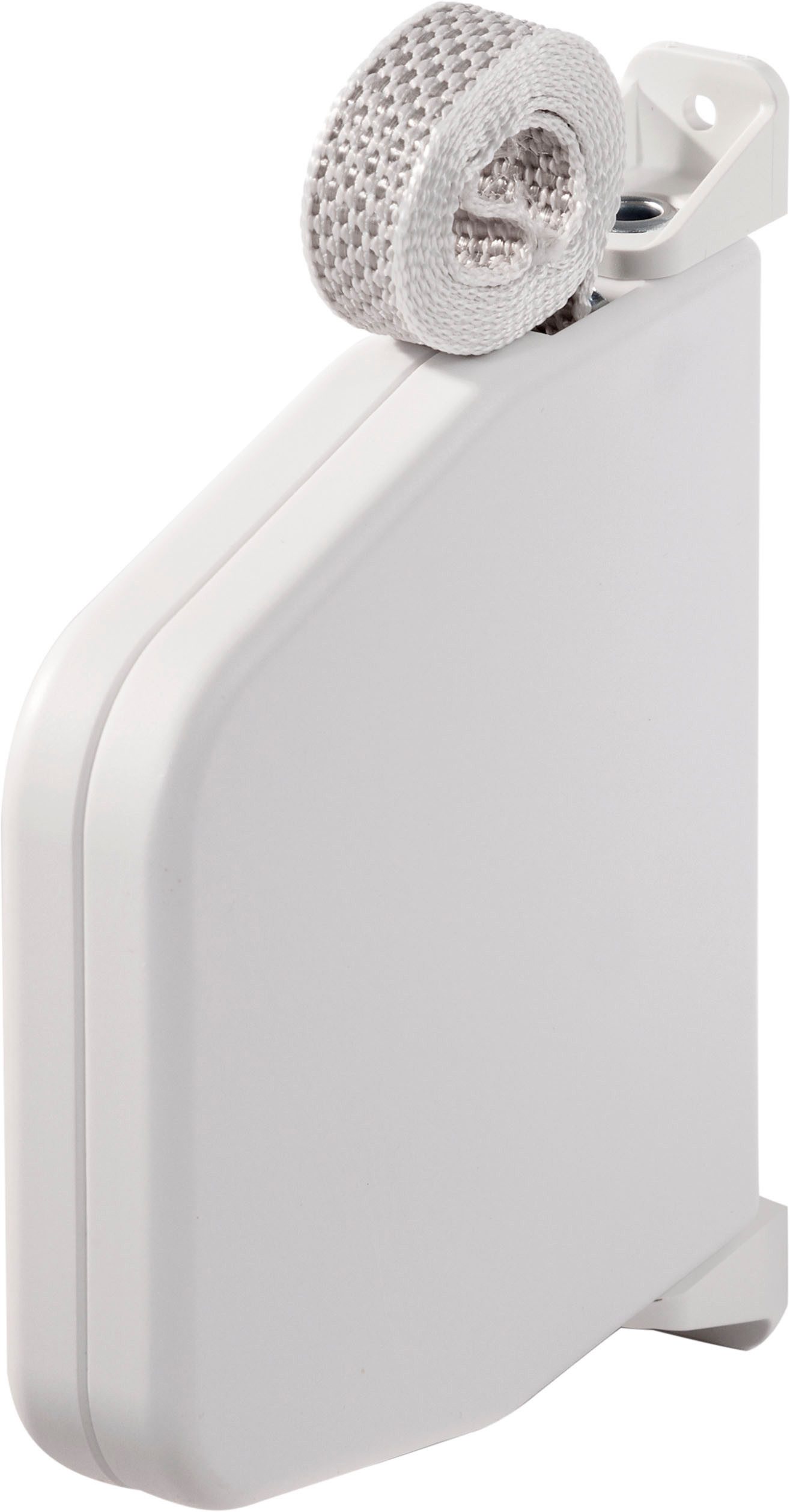 SCHELLENBERG Aufputz-Gurtwickler Aufschraubwickler für das Rollladensystem Mini, Gurtbreite 14 mm, Set, 1-tlg., schwenkbar, mit vormontiertem Rollladengurtband, braun oder weiß