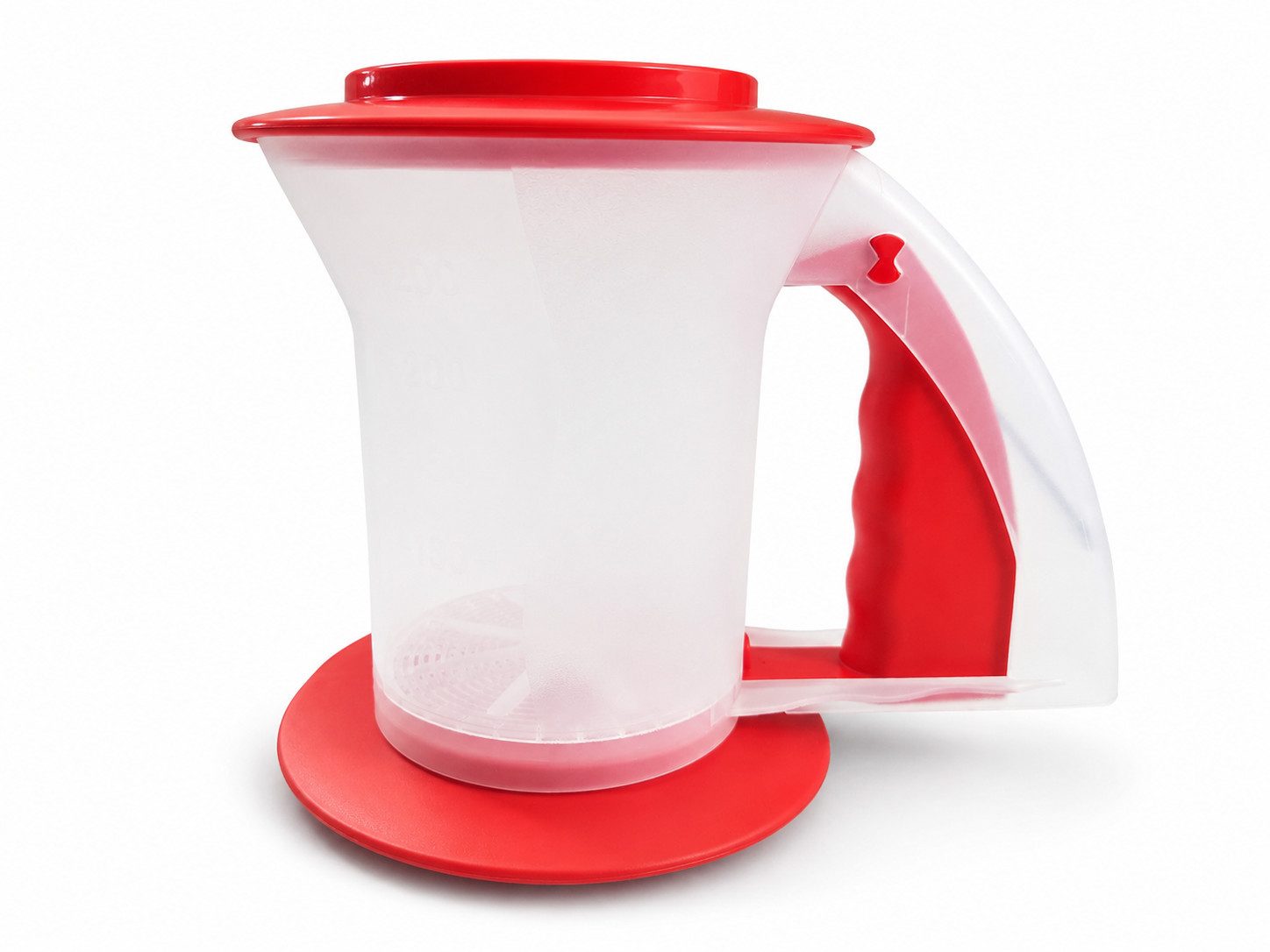 TUPPERWARE Puderzuckerstreuer Backen Rucki-Zucki Puderzucker rot