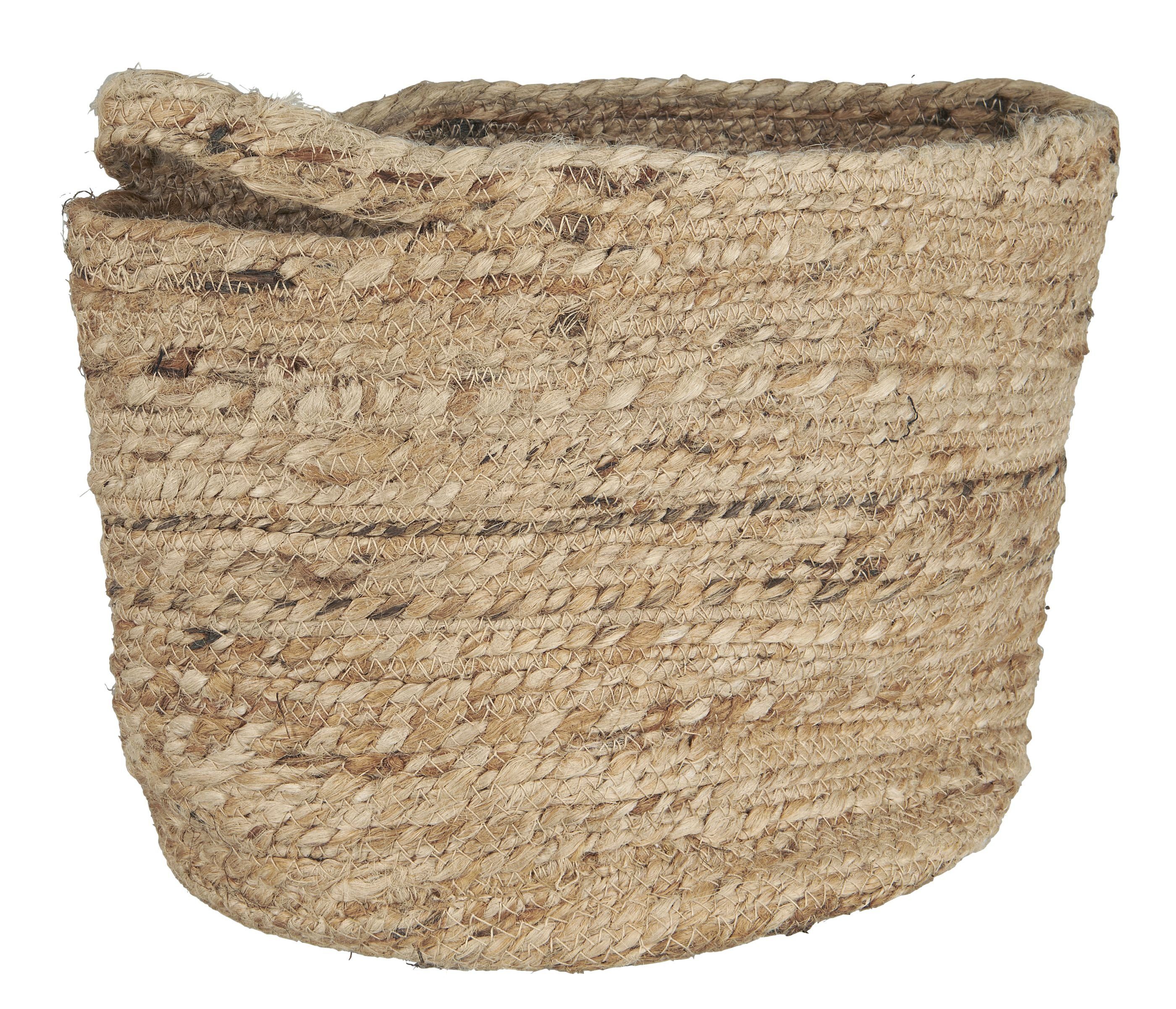 Hängekorb Korb mit Henkel Deko Korb Hängekorb Jute Natur Ib Laursen 65027-00
