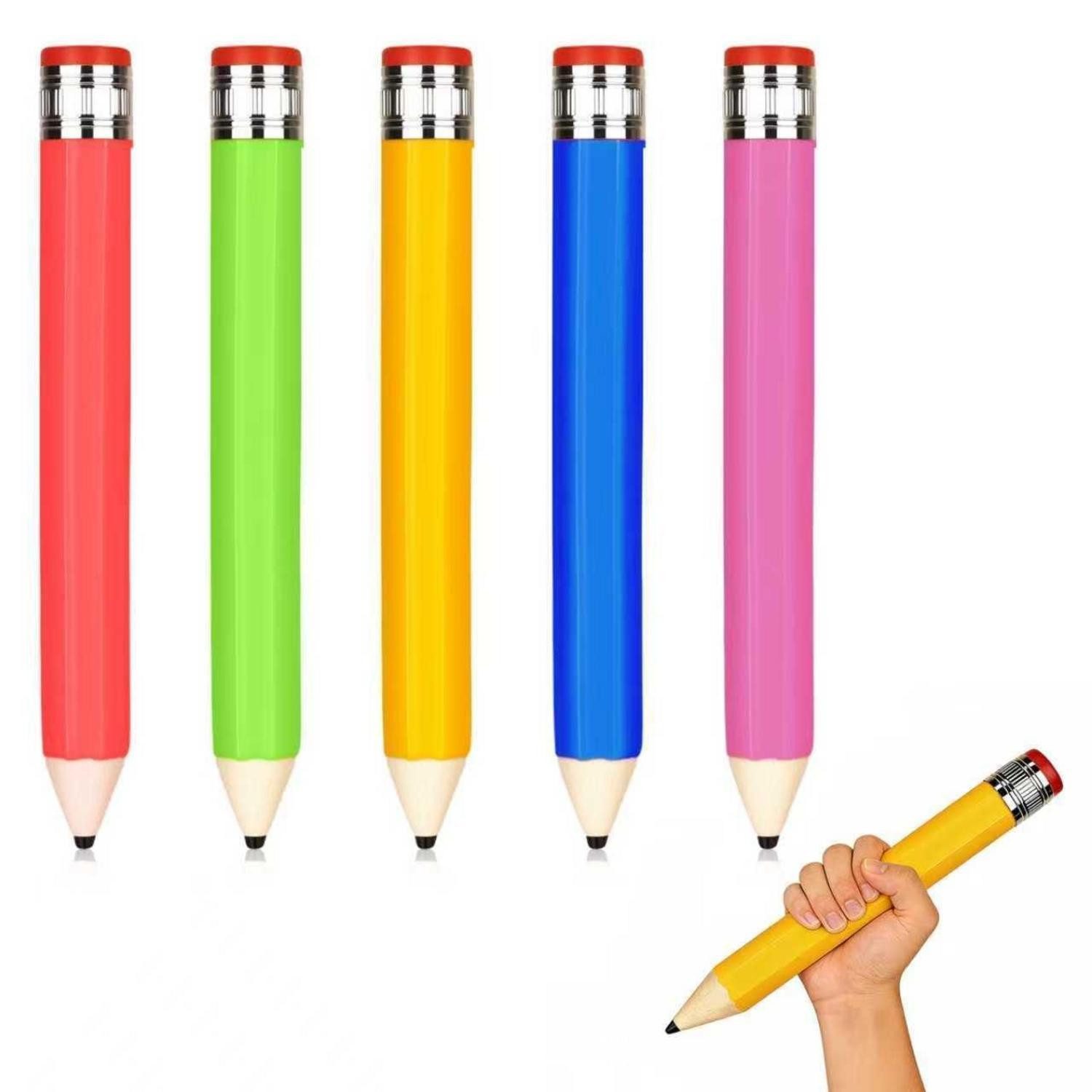 LuxusKollektion Bleistift Riesen Bleistifte Jumbo Grip 5er Set 34cm