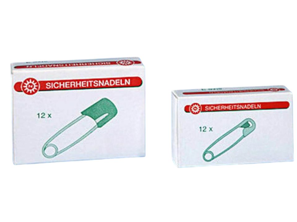 Nobamed Англійські шпильки Sicherheitsnadel Edelstahl Gr. 1