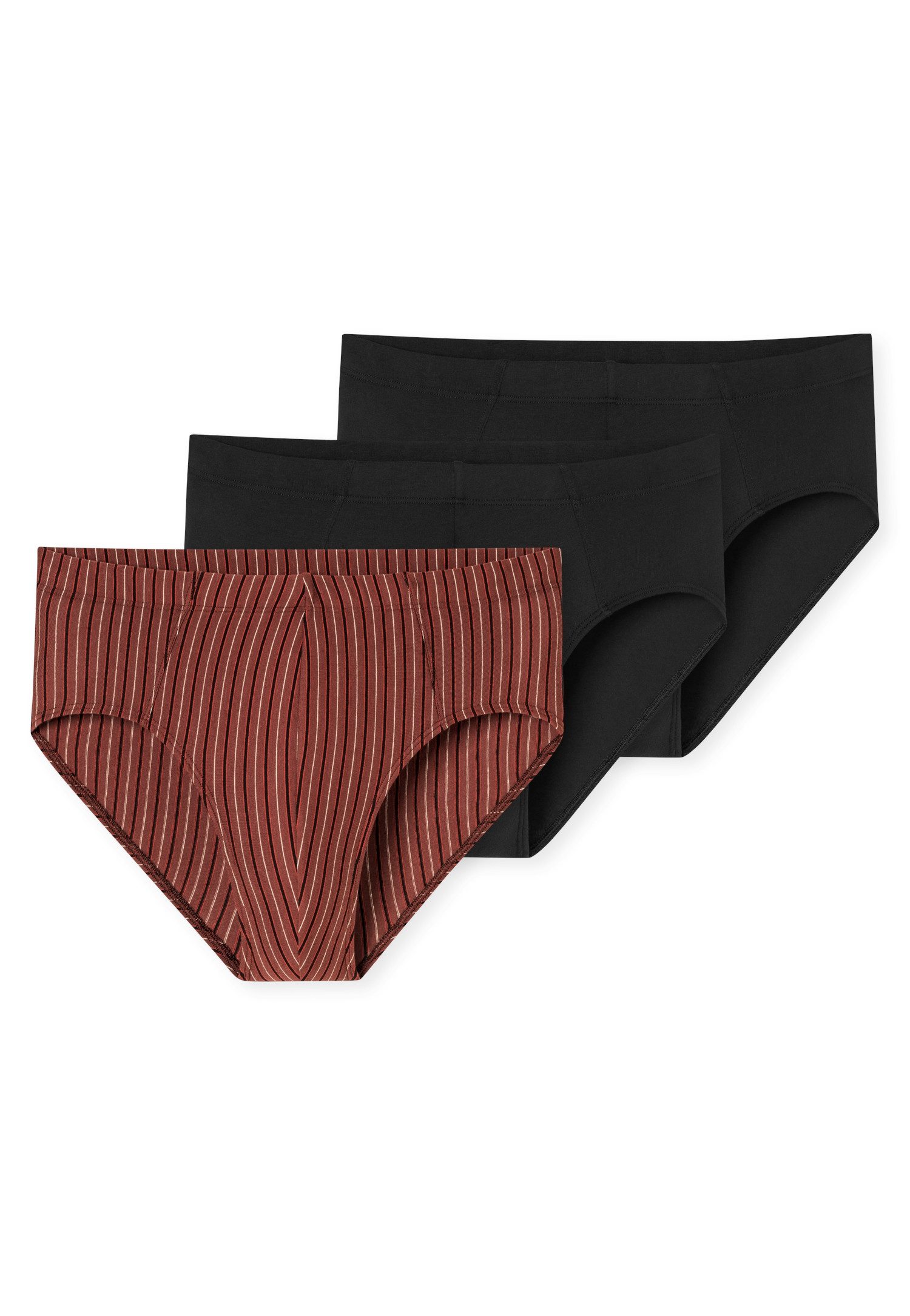 Schiesser Minislip 95/5 Essentials (3er Pack) mit hohem Beinausschnitt