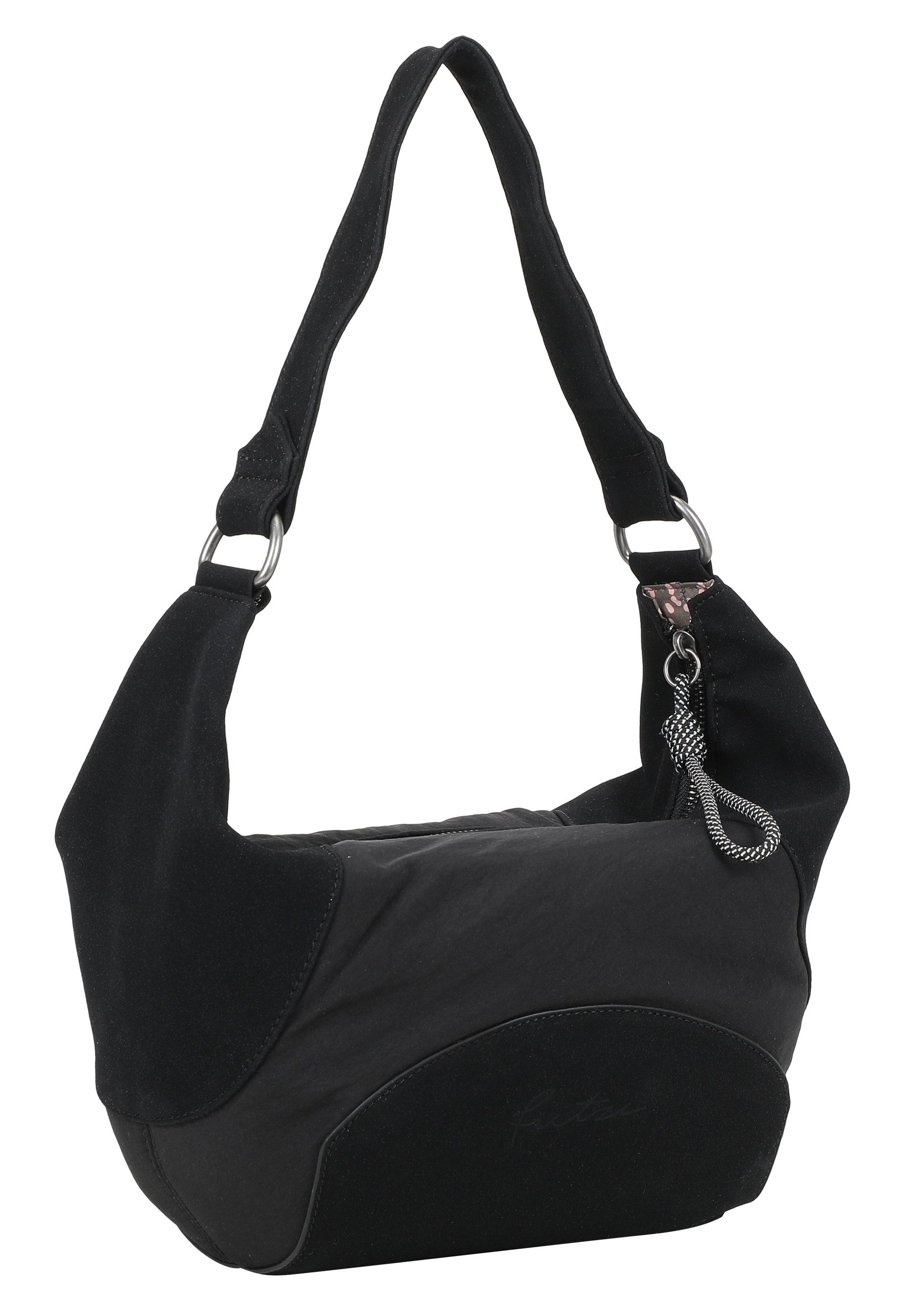 Fritzi aus Preußen Henkeltasche Sky Mix Anthra Black, mit tollem, weichem Handfeel