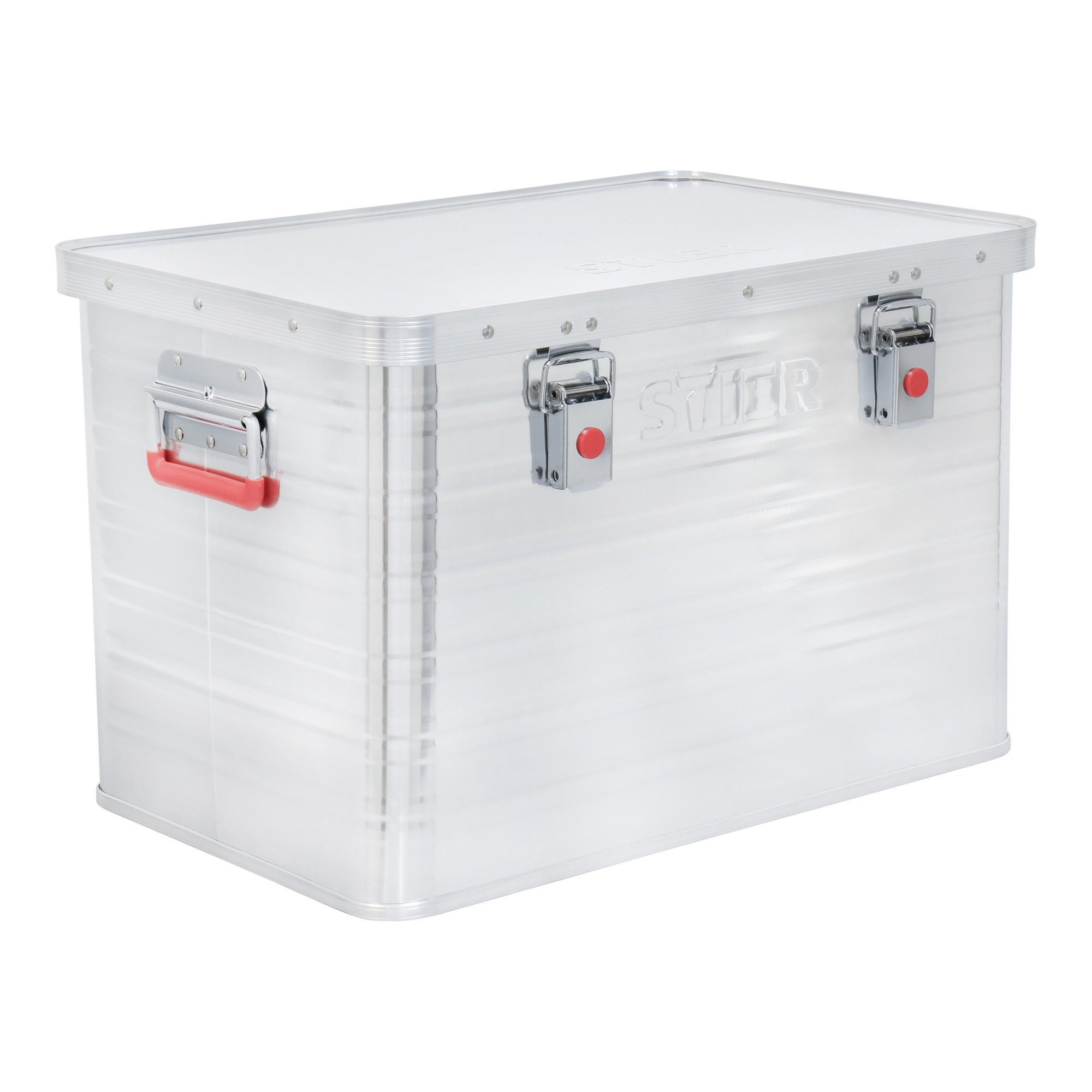 Stier Aufbewahrungsbox STIER Alubox Aluminiumbox Transportkiste Staub und Spritzwasserschutz