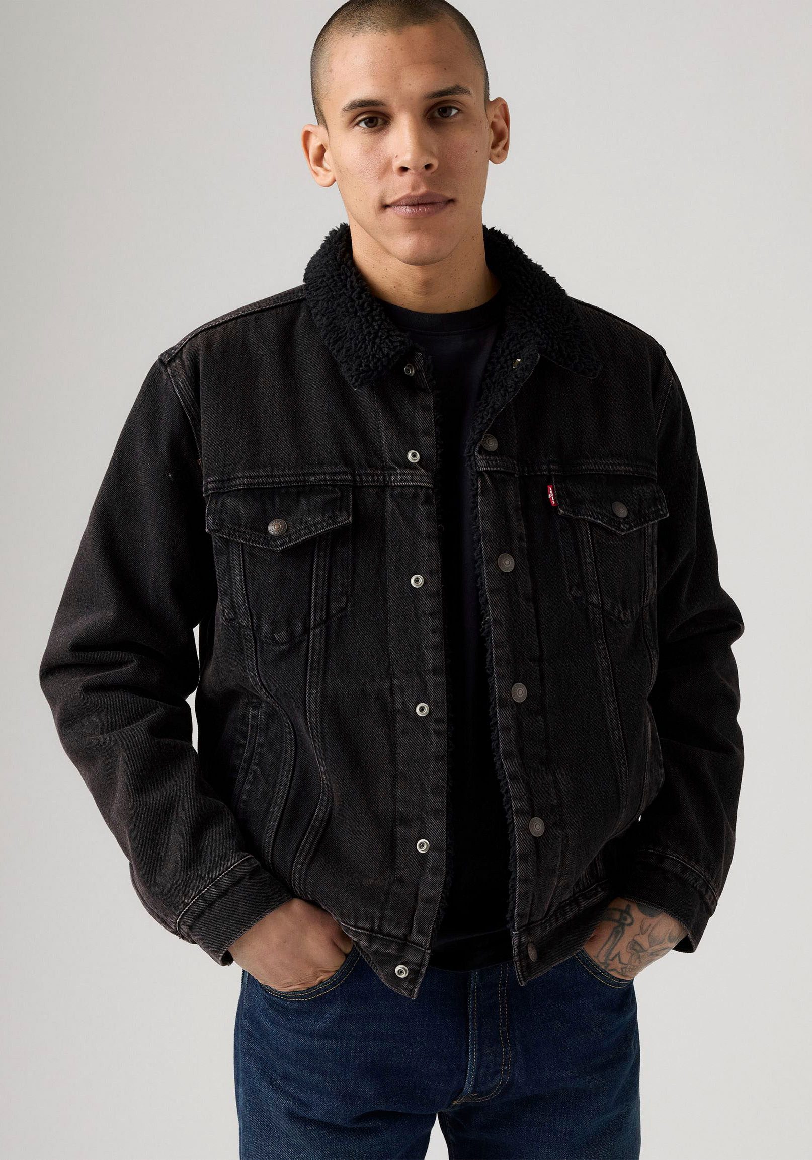 Levi's® Kurzjacke SHERPA mit Sherpa Fütterung günstig online kaufen