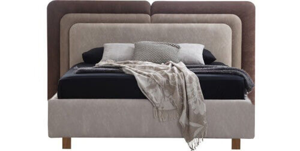 JVmoebel Bett Stilvolles Schlafzimmer Bett Designer Doppelbett Luxus Holzgestell (1-tlg., Bett), Made in Europa