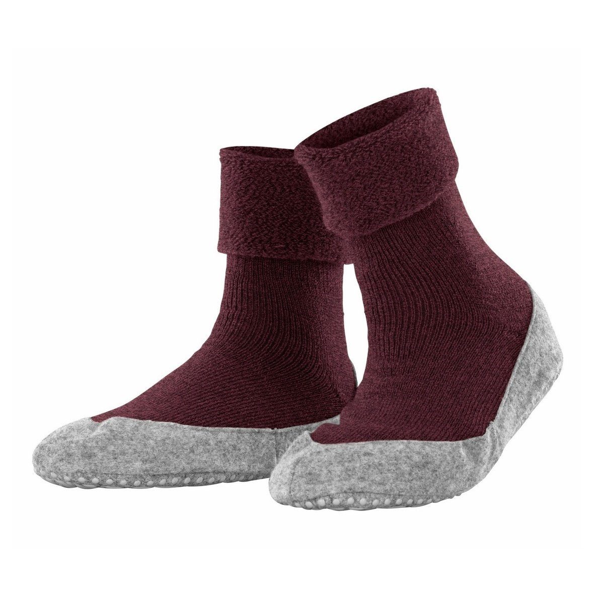 Cosyshoe (weiche Merinowolle) weinrot Damen Hausschuh
