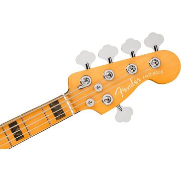 Fender E-Bass, American Ultra Jazz Bass V MN Arctic Pearl - E-Bass