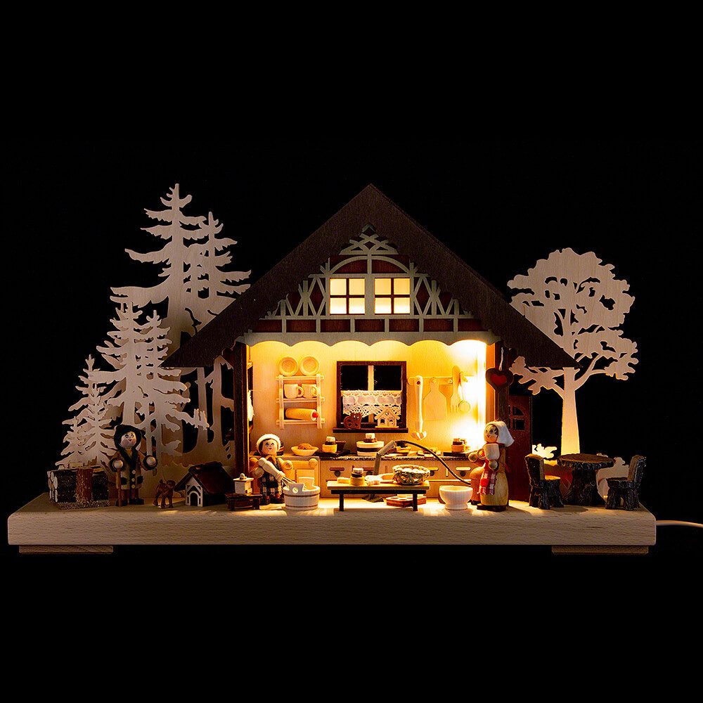 RATAGS Kunsthandwerk Schwibbogen 3D-Schwibbogen Backstübchen (43x30cm) von RATAGS Holzdesign