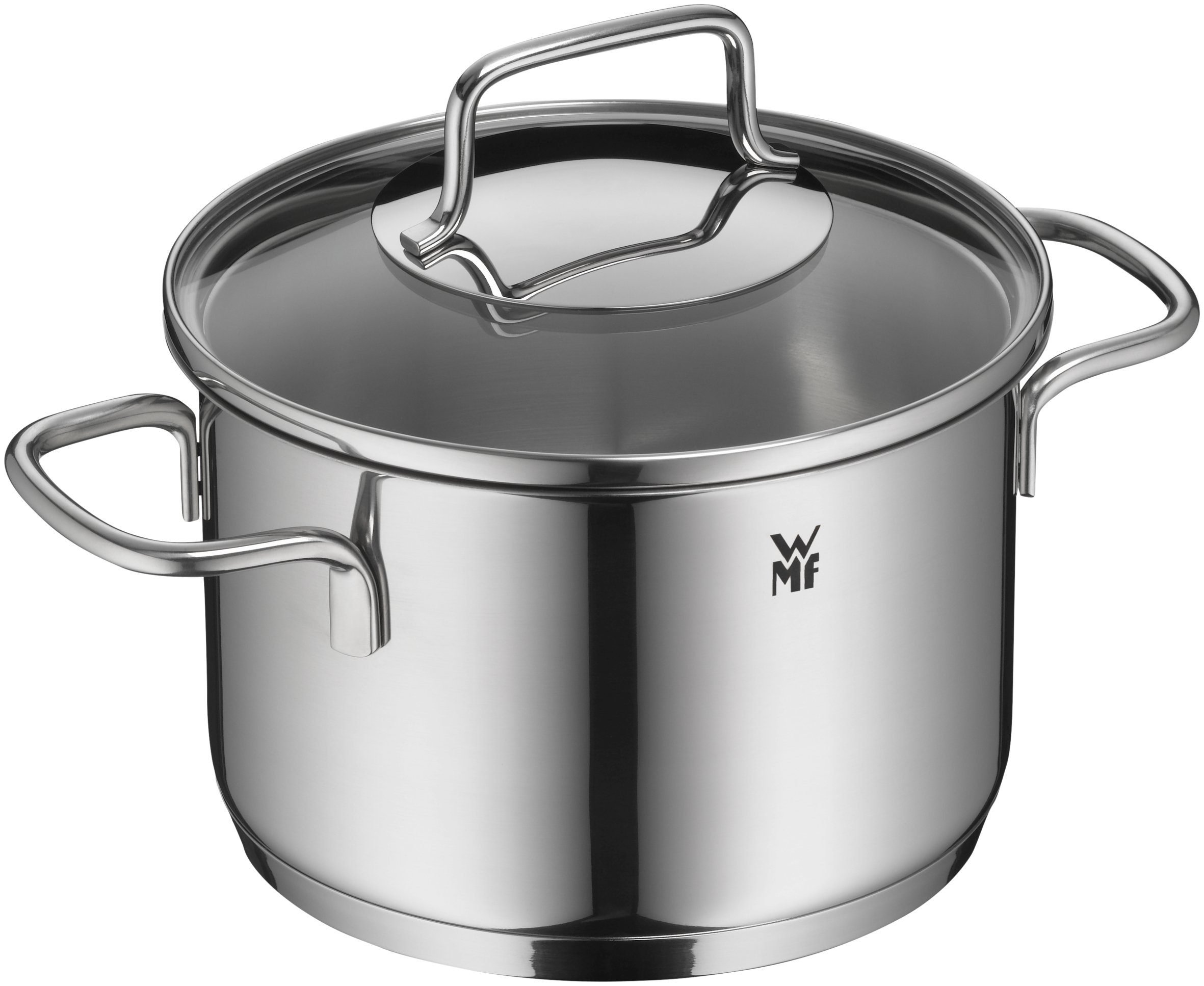 WMF Fleischtopf Astoria Kochtopf mit Deckel, 16 cm, Cromargan® Edelstahl rostfrei 18/10