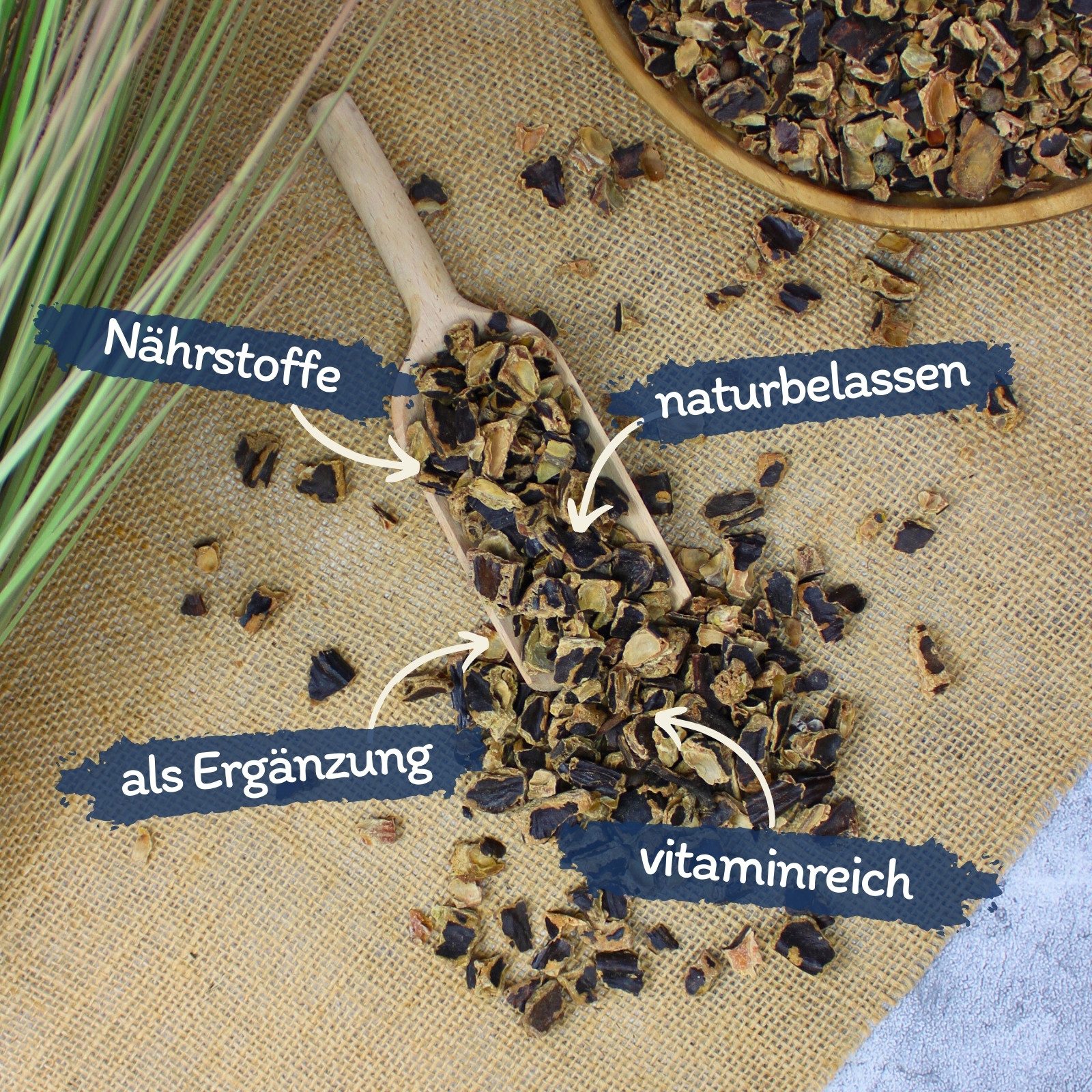 Lyra Pet 10 kg Lyra Pet® Johannisbrot Vogelfutter, für: Nager, Haus- und Nutztier, Wildvogel