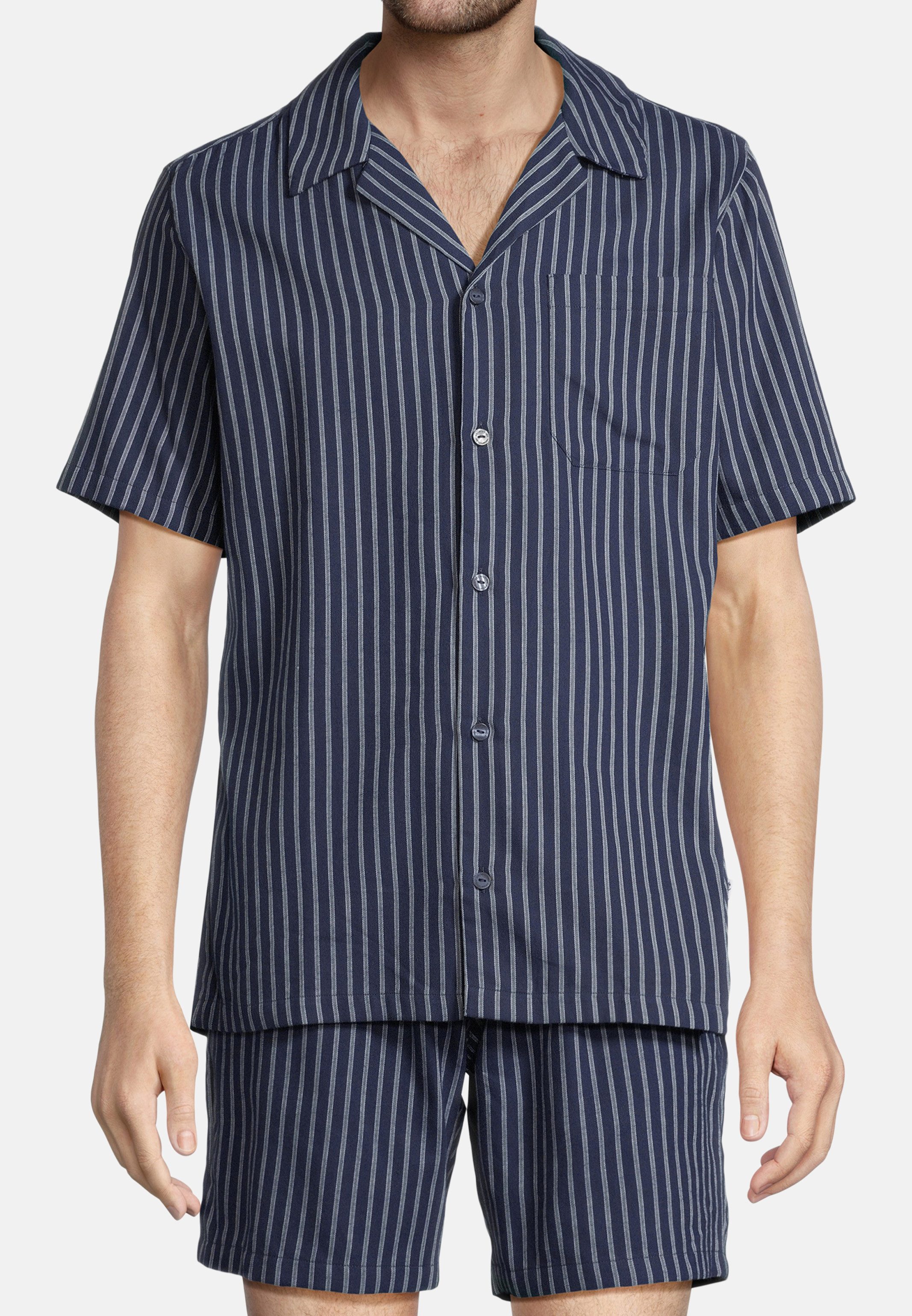 seidensticker Pyjama Classic Twill (Set, 2 tlg) Schlafanzug - Baumwolle - A günstig online kaufen