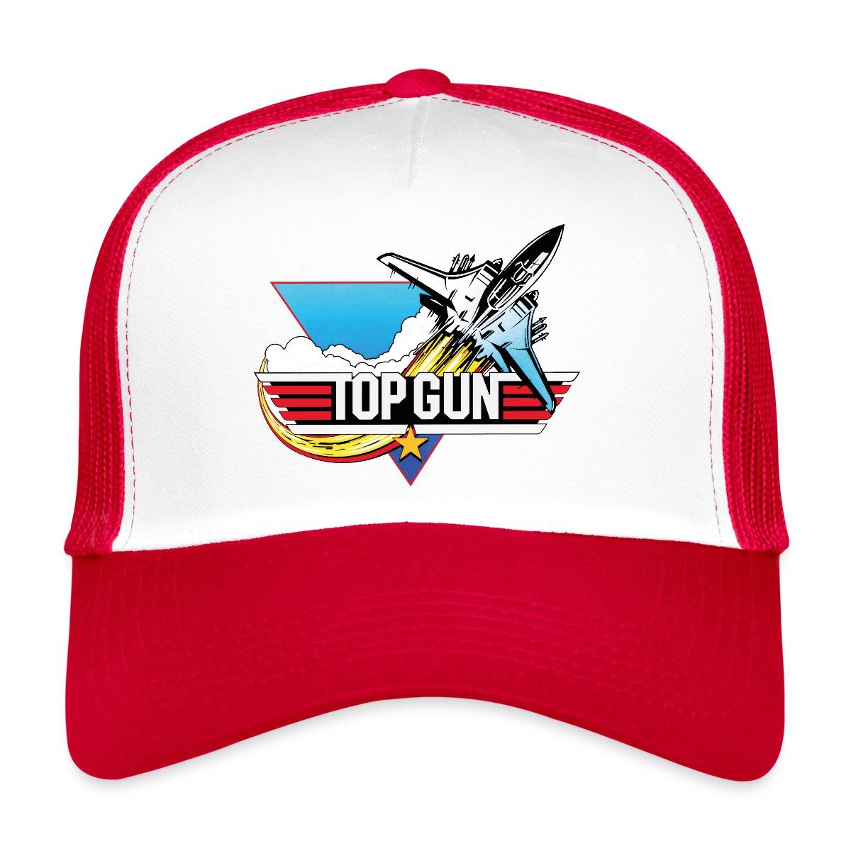 Trucker Cap Top Gun Fighter Kampfjet Logo Trucker Cap