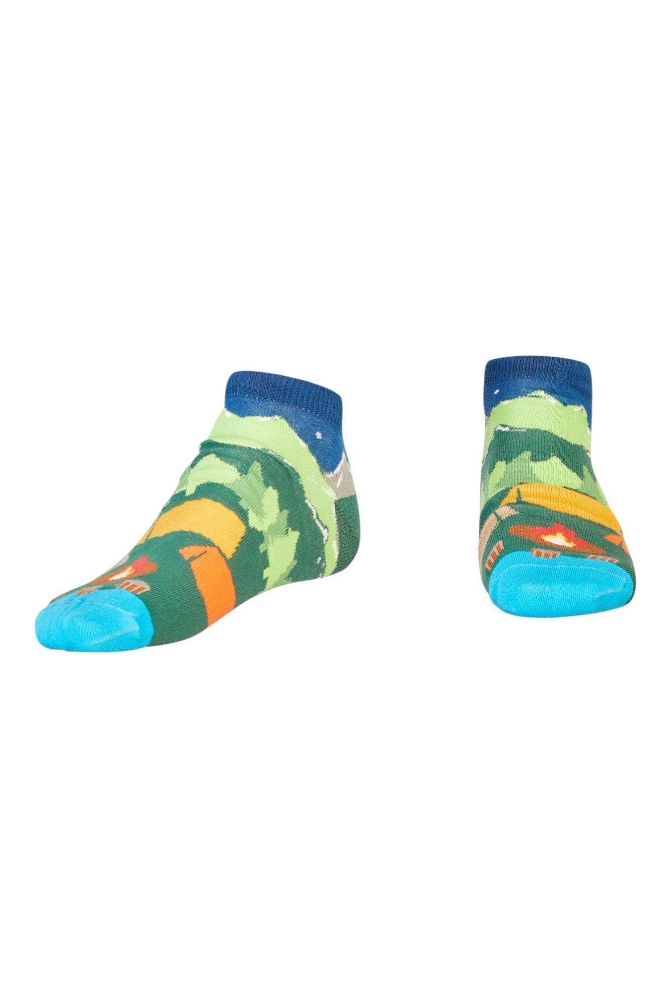 Sneakersocken AbgeStrumpft Camping Sneaker