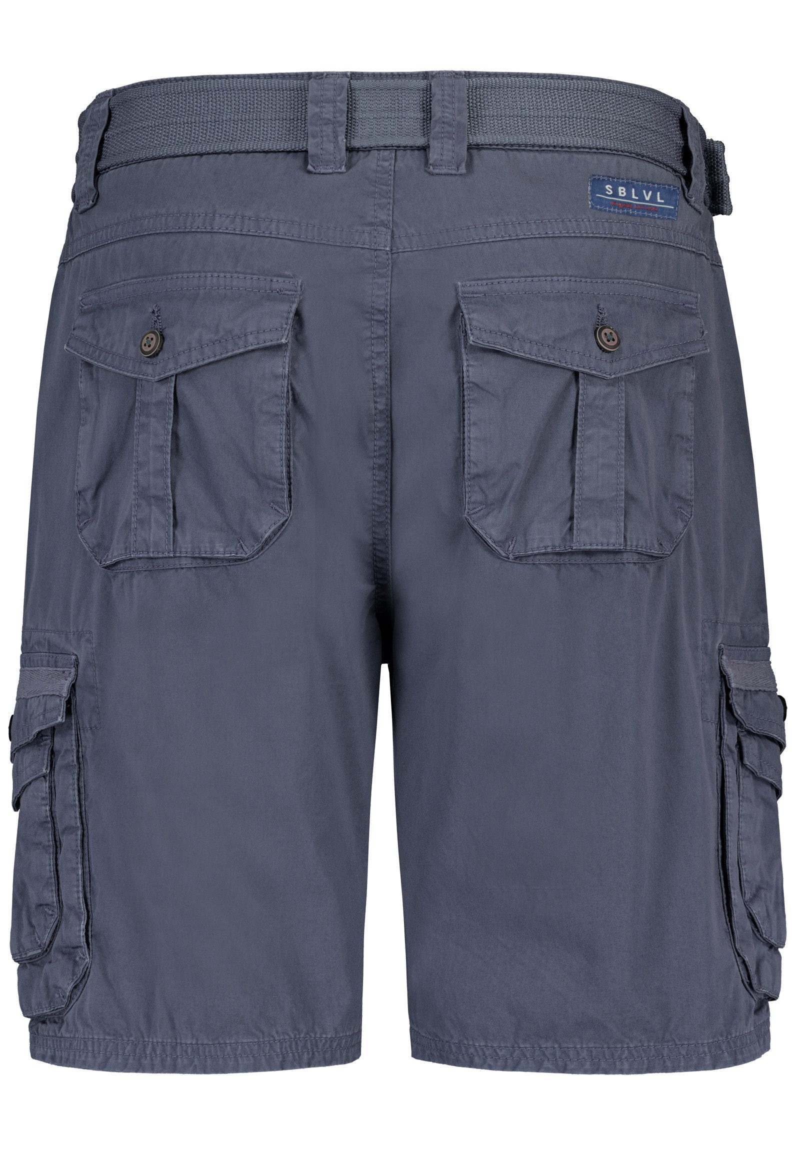 SUBLEVEL Cargoshorts Herren Cargo Shorts kurze Hose Bermuda Knielang Short Sommer + Gürtel – Bild 4 von 5