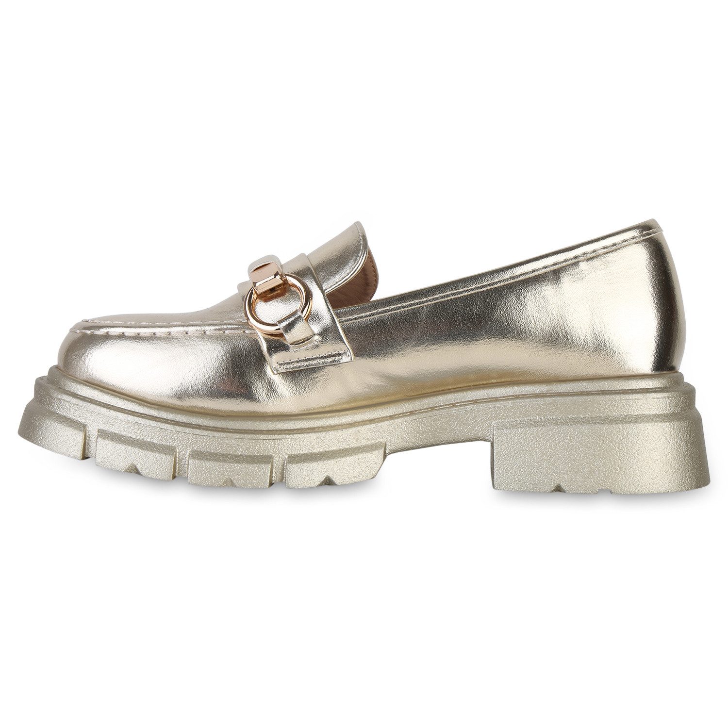 VAN HILL 841543 Outdoorschuh Damen Plateauschuhe Halbschuhe Slippers Profil günstig online kaufen