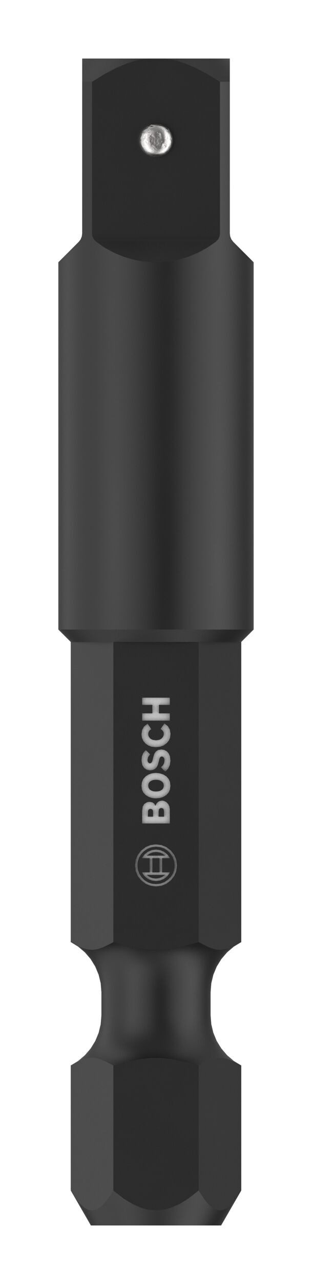 BOSCH Stecknuss Pro Socket, Adapter zu Steckschlüsseleinsätze mit Stiftverbindung, 1/4", 50 mm