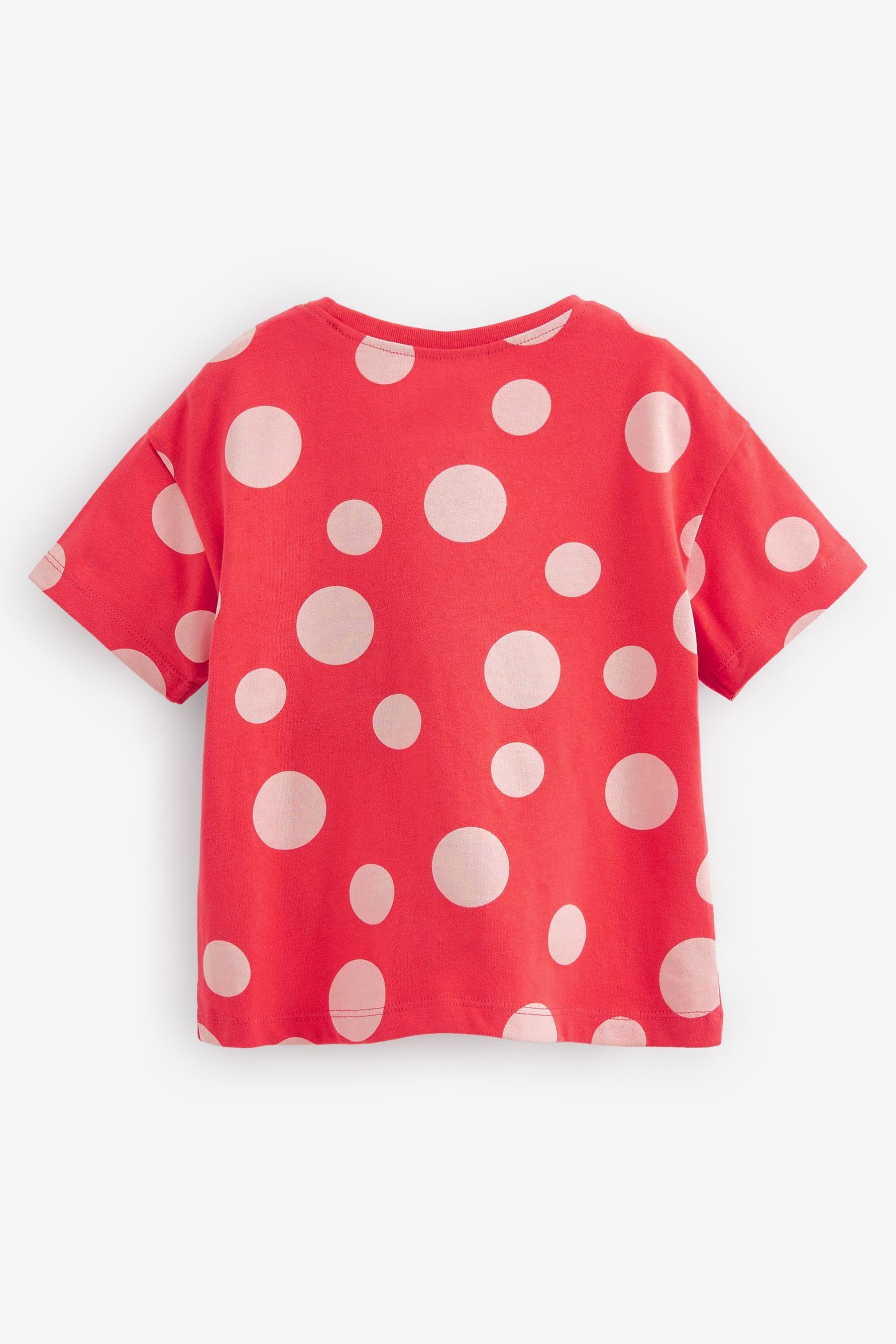 Langarmshirt (2-tlg) Next T-Shirt Minnie-Mouse-Tasche Langärmeliges mit