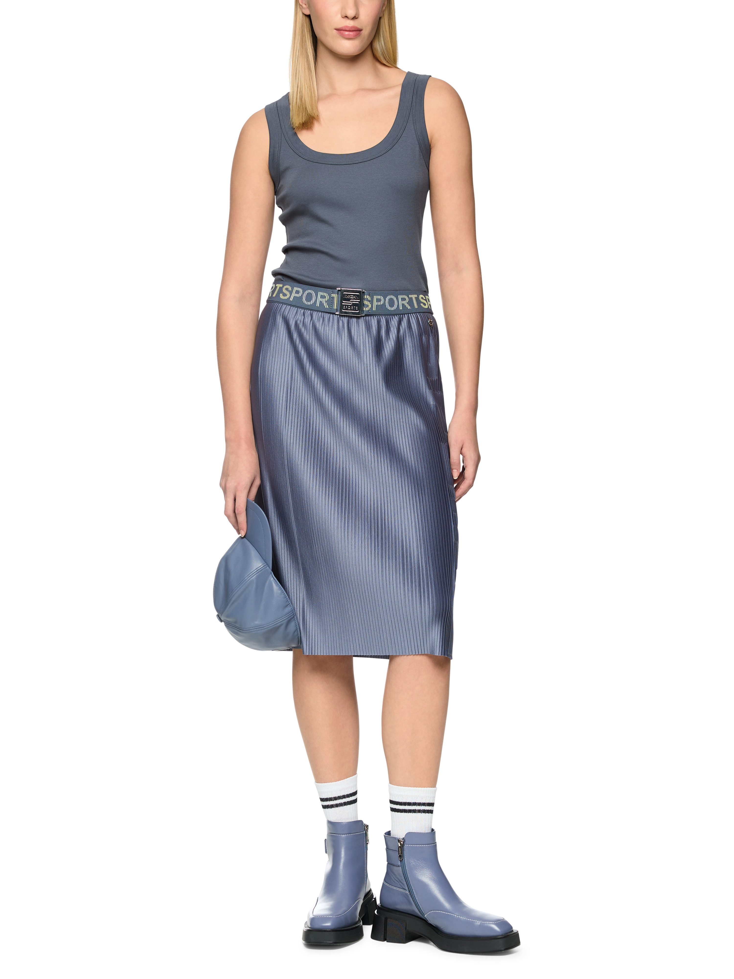 Marc Cain Tanktop Urban Haze Premium Damenmode aus Baumwollstretch – Bild 4 von 5