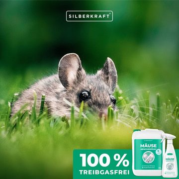 Silberkraft Insektenspray Mäuse-Abwehr-Spray, 2000 ml, 1-St., Mäuseabwehr für Haus & Garten, wirksame Alternative zu Gift & Fallen