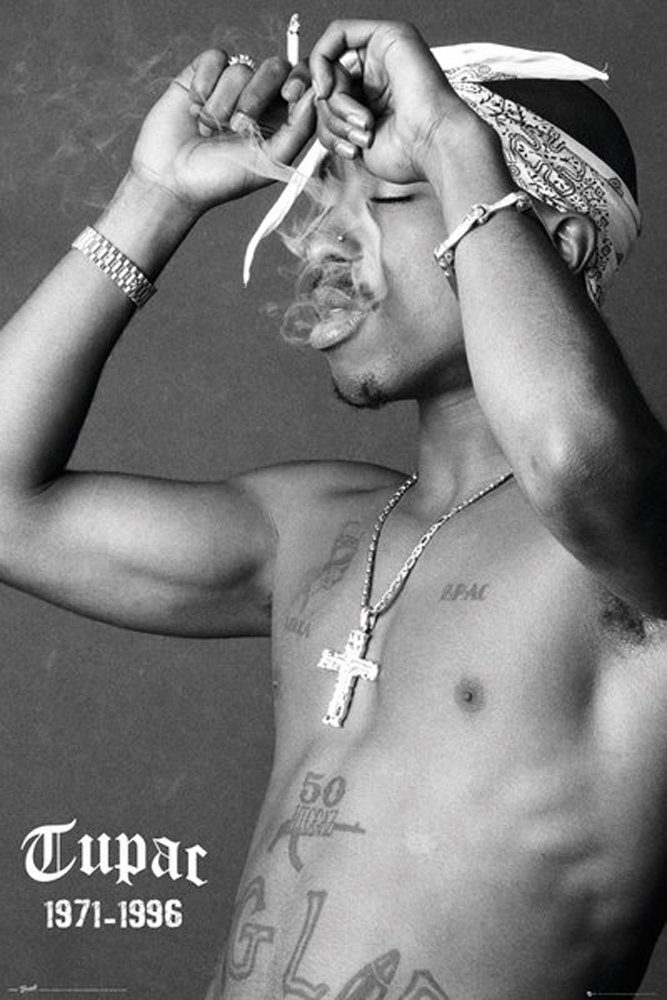 Poster 2pac - Poster - Smoke
