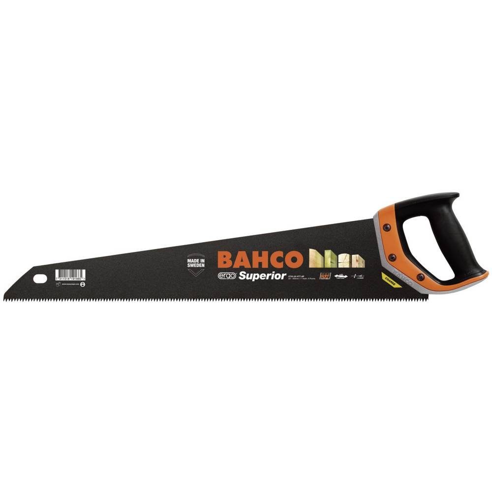 BAHCO Handsäge Superior Fuchsschwanz Xt 600mm F. Grobes + Dickes Holz 2700-24-XT7-HP